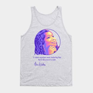 Alice Walker Portrait and Quote Tank Top